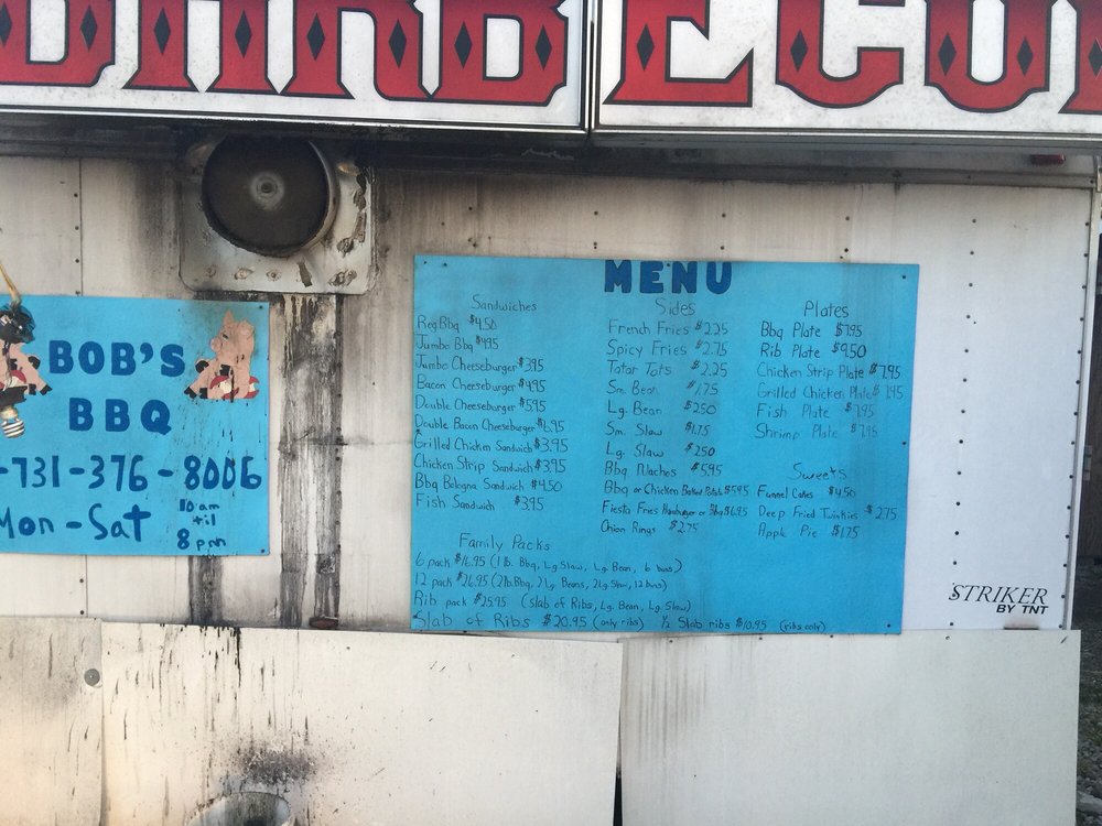 BOB’S BARBEQUE Updated August 2024 105 Tennessee Ave W, Middleton