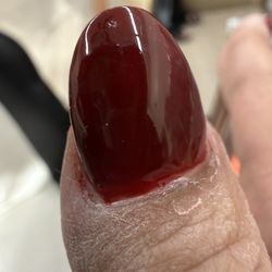 Poor detail. My nails looks sloppy.