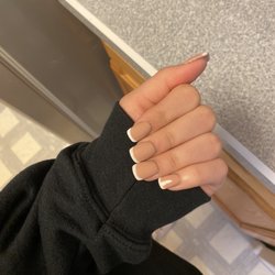 Queen Nails II - French with a brown base color. love them, very helpful with helping me find the right color!!
