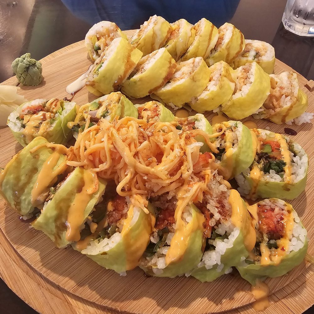 Very good sushi, this was only 2 rolls. Very good sushi, this was only 2 rolls.