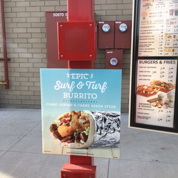 Del Taco - Surf and Turf burrito - Mexican Near Me - New Baltimore, Michigan