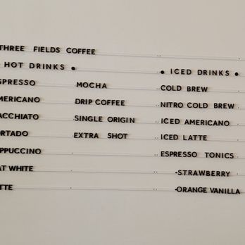 Three Fields Coffee - MENU - August 2026 - Coffee & Tea Near Me - Alhambra, California Three Fields Coffee - MENU - August 2026 - Coffee & Tea Near Me - Alhambra, California