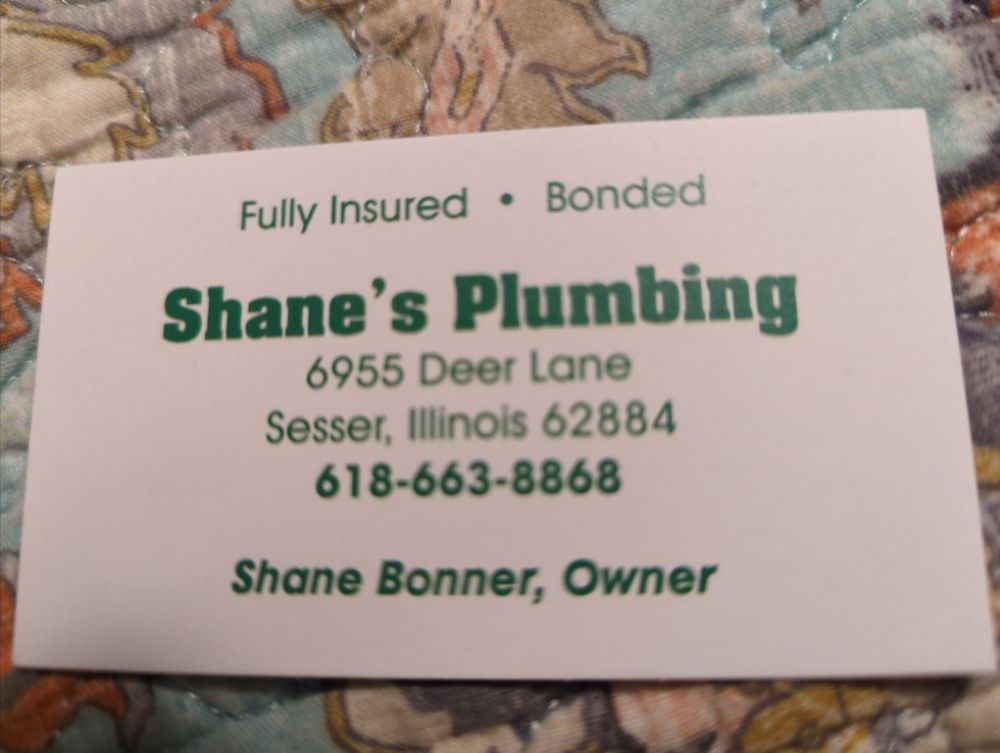 Slide of Shane's Plumbing