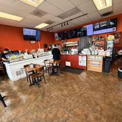 Menu, robot server, seating