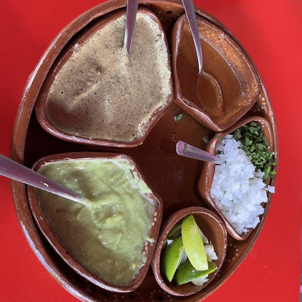 Tacun - Different salsas for chips or your meal. Like the habanero one. - Mexican Near Me - Cancún, ROO Tacun - Different salsas for chips or your meal. Like the habanero one. - Mexican Near Me - Cancún, ROO