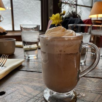 The Foundry Grill - Hot chocolate with house-made whipped cream! SO GOOD. - American Near Me - Sundance, Utah