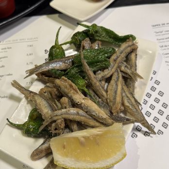 Vinitus - Small Fried Fish with Peppers - Tapas Bars Near Me - Barcelona, B