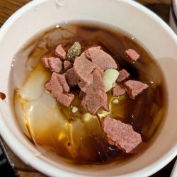Xu Chu - Complimentary Dessert: wonderfully cool & refreshing after the spicy Szechuan dinner!