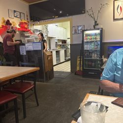 Inside restaurant
