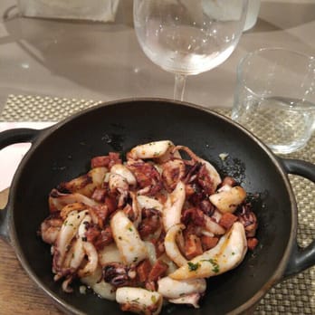 Les Cocottes - Pasta risotto with Parmesan, squid snake and espelette pepper - Bistros Near Me - Paris, 01 Les Cocottes - Pasta risotto with Parmesan, squid snake and espelette pepper - Bistros Near Me - Paris, 01