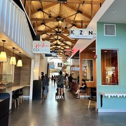Inside the food hall Inside the food hall