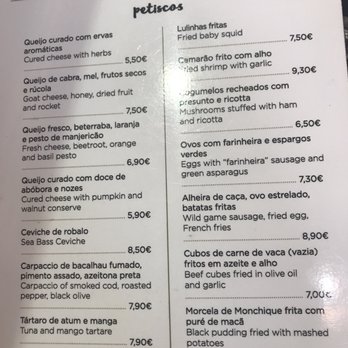 Taninos - Menu - Portuguese Near Me - Lagos, 08