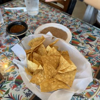 Super Antojitos - Chips, salsa, beans as complimentary starter - Mexican Near Me - Orange, California Super Antojitos - Chips, salsa, beans as complimentary starter - Mexican Near Me - Orange, California