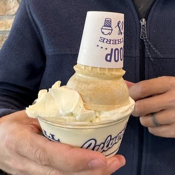 Culver's - Double scoop vanilla on a cone - Burgers Near Me - Mequon, Wisconsin
