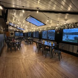 McQ’s Pub At Lake Lenape - Dining room decorated for the holidays