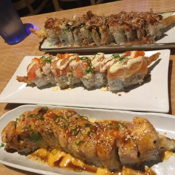 Sushi Hook - Ask for less rice and sliced thin... :) i cant remember the names to these rolls.. Sorry! - Sushi Bars Near Me - Sacramento, California Sushi Hook - Ask for less rice and sliced thin... :) i cant remember the names to these rolls.. Sorry! - Sushi Bars Near Me - Sacramento, California