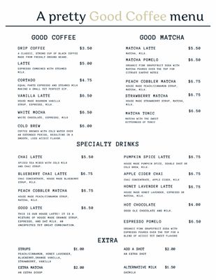 Menu photo 7 Good Coffee Gardena, CA Menu photo 7 Good Coffee Gardena, CA