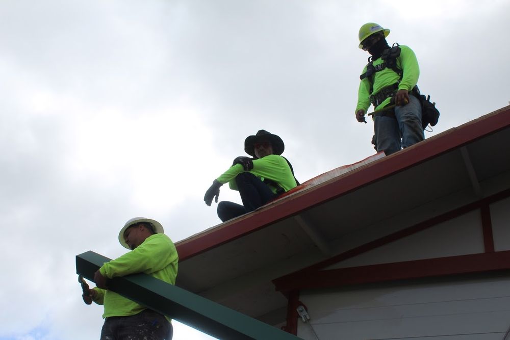 Slide of Action Roofing Hawaii