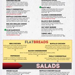 Flanagan's Sports Pub - Menu