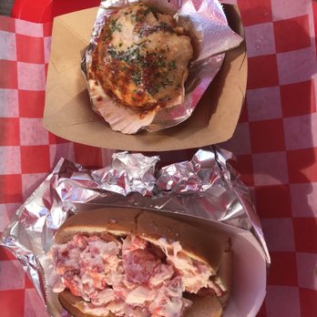 James Hook & Co - Lobster Roll and Stuffed Scallop - Seafood Near Me - Boston, Massachusetts