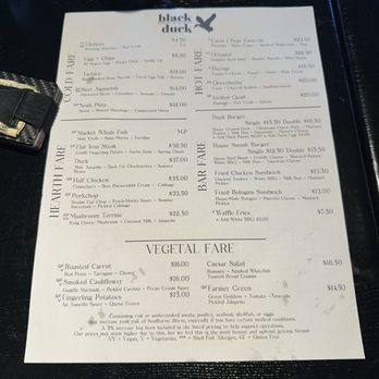 Black Duck - Menu - Cocktail Bars Near Me - Minneapolis, Minnesota