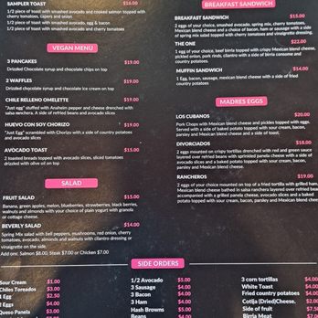 Madres Brunch - Menu - Breakfast & Brunch Near Me - Placentia, California