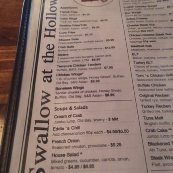 Swallow At the Hollow - Checking out Guy F's DDD pick in north Baltimore - New American Near Me - Baltimore, Maryland