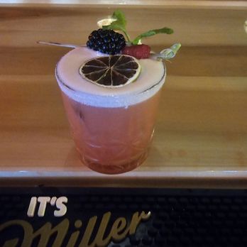 Epicure and Jack's Tavern - A blackberry bourbon sour with Woodford double oaked.. - Italian Near Me - Millbrook, Alabama Epicure and Jack's Tavern - A blackberry bourbon sour with Woodford double oaked.. - Italian Near Me - Millbrook, Alabama