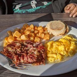 Corn Beef Hash and Eggs
