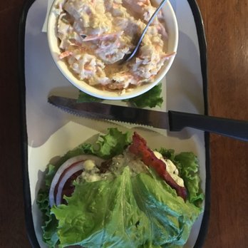 So Long Saloon - So Long Saloon. Bleu cheese burger with bacon, and side of spicy coleslaw. - Bars Near Me - Manhattan, Kansas So Long Saloon - So Long Saloon. Bleu cheese burger with bacon, and side of spicy coleslaw. - Bars Near Me - Manhattan, Kansas