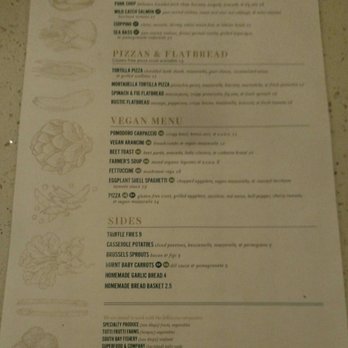 Rusticucina - Back of the dinner menu - Italian Near Me - San Diego, California Rusticucina - Back of the dinner menu - Italian Near Me - San Diego, California
