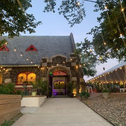 Outdoor patio, church event space Outdoor patio, church event space