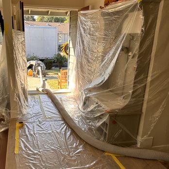 Atticare - plastic draping to keep everything clean - Insulation Installation Near Me - San Leandro, California