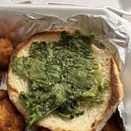 This was the lettuce in my fish sandwich.