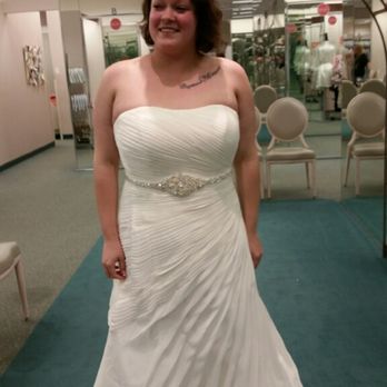 David's Bridal - My dress with the sash I was considering to purchase - Bridal Near Me - Champaign, Illinois David's Bridal - My dress with the sash I was considering to purchase - Bridal Near Me - Champaign, Illinois