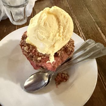 The Pump House - Strawberry cobbler - Seafood Near Me - Fairbanks, Alaska The Pump House - Strawberry cobbler - Seafood Near Me - Fairbanks, Alaska