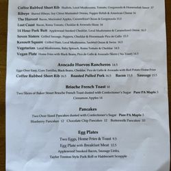 The Corner - Menu