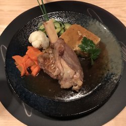 La Brasserie de l'Ancienne Poste - Souris d'agneau Polenta et légumes