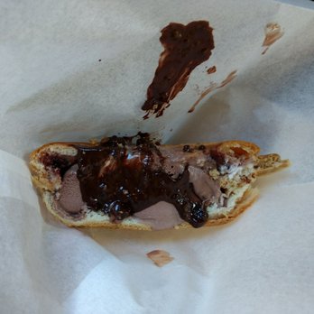 PappaRoti - A chocolate ice cream bun. - Coffee & Tea Near Me - Vancouver, British Columbia