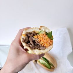 Grilled pork banh mi