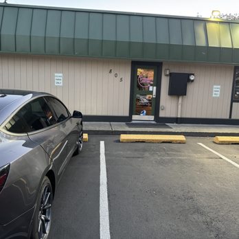 Revolve Motors - My 2018 model 3 waiting for me to pick it up outside of Revolve Motors after an amzing service experience. - Car Dealers Near Me - Renton, Washington Revolve Motors - My 2018 model 3 waiting for me to pick it up outside of Revolve Motors after an amzing service experience. - Car Dealers Near Me - Renton, Washington