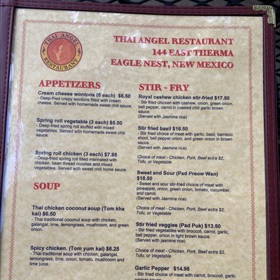 Menu photo 5 Thai Angel Eagle Nest, NM