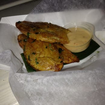 Frita Batidos - Twice fried plantain - Cuban Near Me - Ann Arbor, Michigan