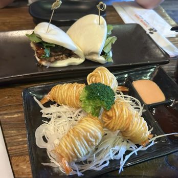 Tamashii Red - 4.Buns 12. Ebi Potato - Ramen Near Me - Forest Hills, New York Tamashii Red - 4.Buns 12. Ebi Potato - Ramen Near Me - Forest Hills, New York