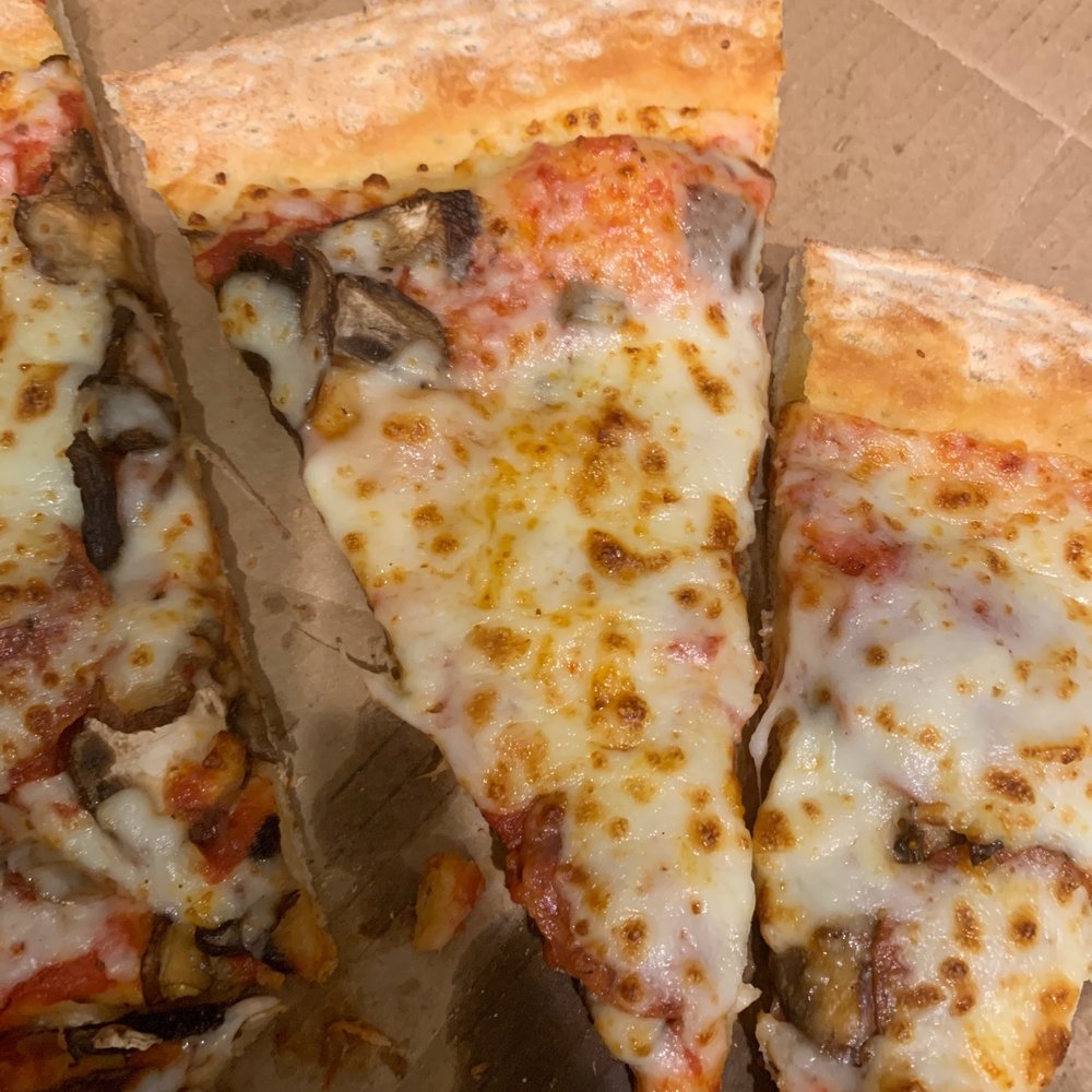 Papa Johns Pizza - A couple of mushroom slices and about 1 piece of pepperoni per slice. They claim the crust wasn't frozen, but.... - Pizza Near Me - Kapolei, Hawaii Papa Johns Pizza - A couple of mushroom slices and about 1 piece of pepperoni per slice. They claim the crust wasn't frozen, but.... - Pizza Near Me - Kapolei, Hawaii