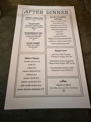 Menu photo 3 Titusz Pittsburgh, PA Menu photo 3 Titusz Pittsburgh, PA