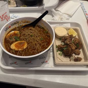 Ivan Ramen - Spicy Miso Ramen and Chicken Karaage combo - Ramen Near Me - Las Vegas, Nevada