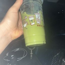 No strawberry in the matcha?