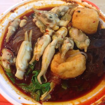 LaoMa MaLaTang - The most disgusting malatang I ate.I got stomachache!  It was extra spicy but it wasn't spicy and the clam was still raw..... - Szechuan Near Me - Flushing, New York