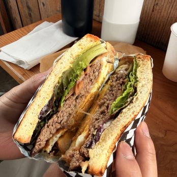 Dad's Luncheonette - hamburger sandwich - New American Near Me - Half Moon Bay, California Dad's Luncheonette - hamburger sandwich - New American Near Me - Half Moon Bay, California